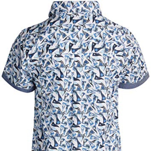NEW Ben Sherman Racing Flags Button Down Shirt - Picture 5 of 7